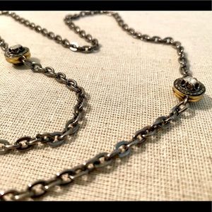NWT, Black diamonds necklace.